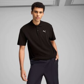 Wardrobe Essentials Men Relaxed Pique Polo Shirt