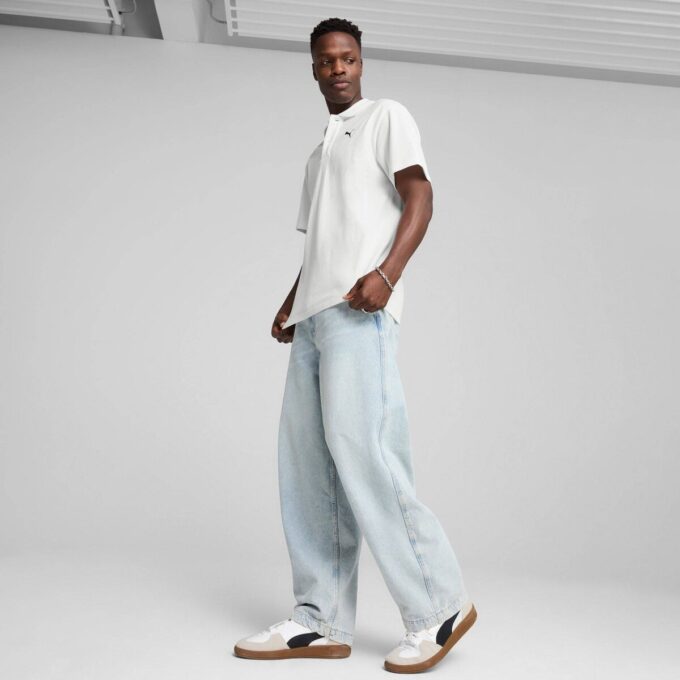 Wardrobe Essentials Men Relaxed Pique Polo Shirt Wardrobe Essentials Men Relaxed Pique Polo Shirt