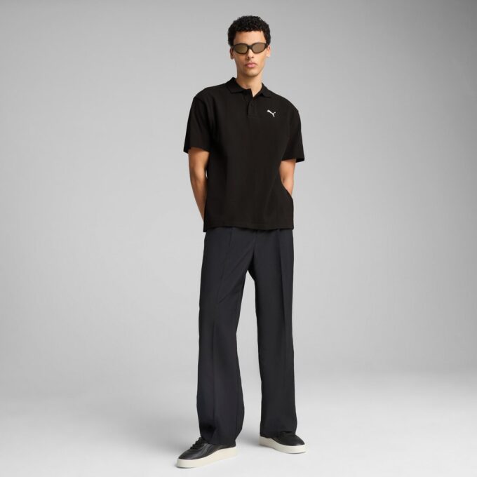 Wardrobe Essentials Men Relaxed Pique Polo Shirt Wardrobe Essentials Men Relaxed Pique Polo Shirt