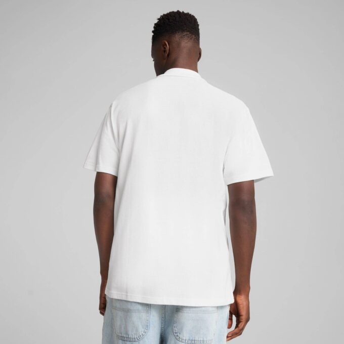 Wardrobe Essentials Men Relaxed Pique Polo Shirt Wardrobe Essentials Men Relaxed Pique Polo Shirt