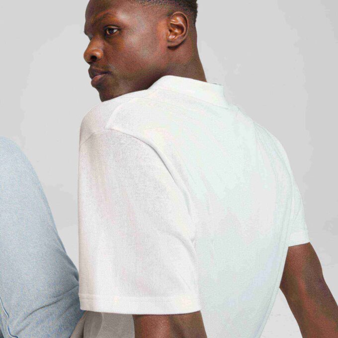 Wardrobe Essentials Men Relaxed Pique Polo Shirt Wardrobe Essentials Men Relaxed Pique Polo Shirt