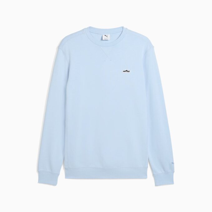 Wardrobe Essentials Suede Men Crew Neck Sweatshirt Wardrobe Essentials Suede Men Crew Neck Sweatshirt