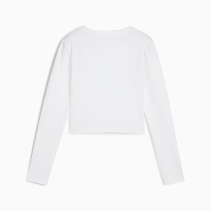 Wardrobe Essentials Women Cropped Long Sleeve Tee Wardrobe Essentials Women Cropped Long Sleeve Tee