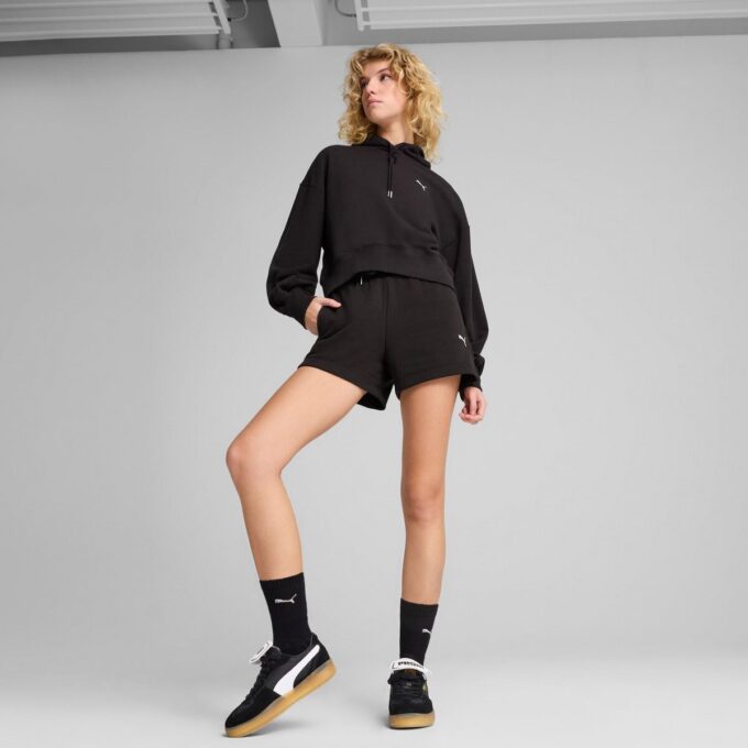 Wardrobe Essentials Women Relaxed Cropped Hoodie Wardrobe Essentials Women Relaxed Cropped Hoodie