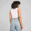 Wardrobe Essentials Women Ribbed Crop Top