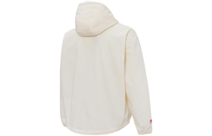 Windbreaker Hoodied Jacket “White”