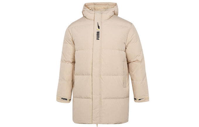 Windproof Down Warm Jacket “Beige”