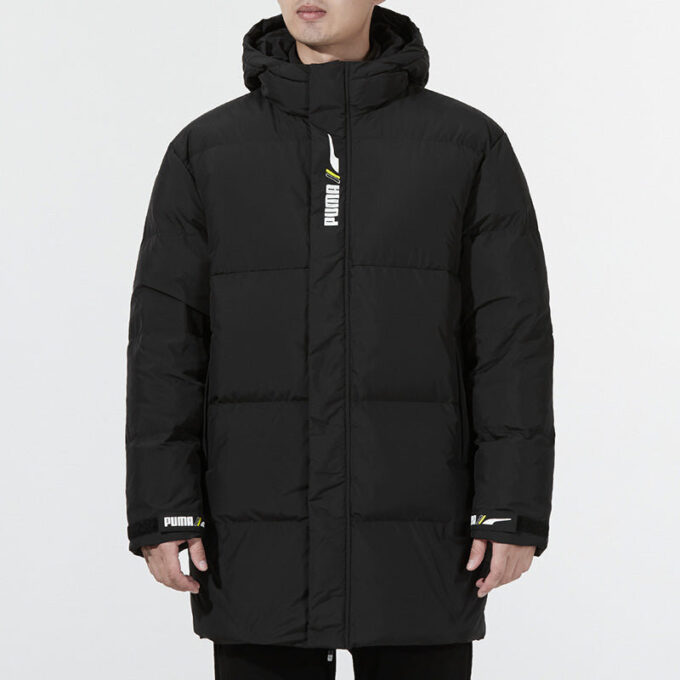 Windproof Down Warm Jacket “Black”