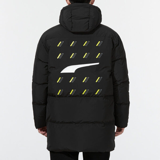 Windproof Down Warm Jacket “Black”
