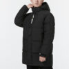 Windproof Down Warm Jacket “Black”