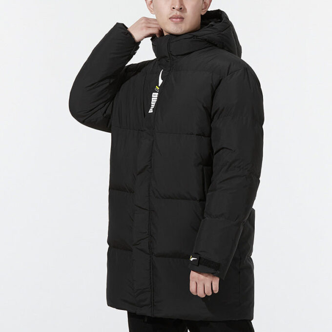 Windproof Down Warm Jacket “Black”