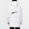 Windproof Down Warm Jacket “White”