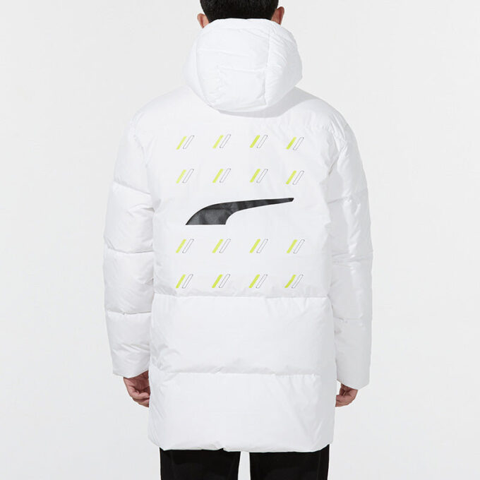 Windproof Down Warm Jacket “White”