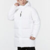 Windproof Down Warm Jacket “White”