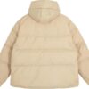 Winter Hooded Ultra down Coat “Beige”
