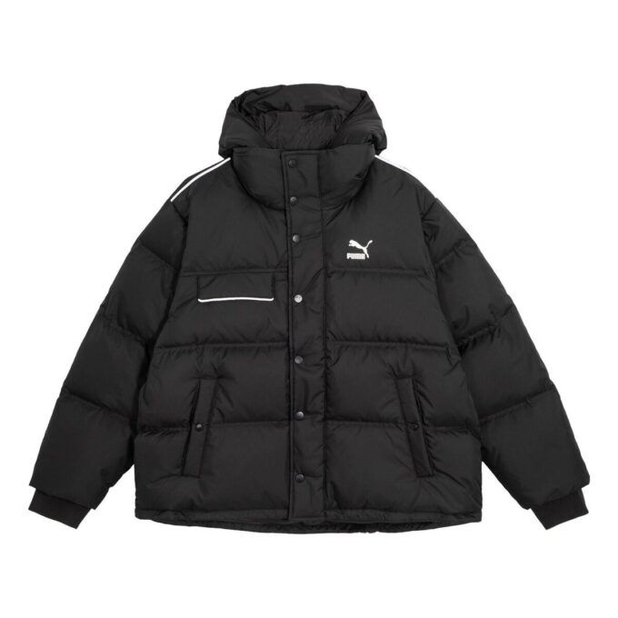 Winter Hooded Ultra down Coat “Black”
