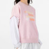(WMNS) 2-Fer Graphic Vest Top Logo “Pink”