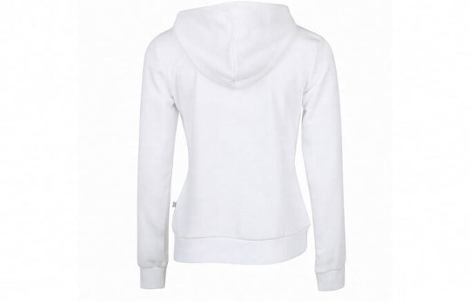 (WMNS) Amplified Fleece Hoodie “White Black”
