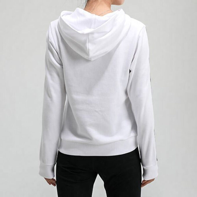 (WMNS) Amplified Fleece Hoodie “White Black”