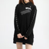 (WMNS) Amplified Hooded Long Sleeves Dress Black