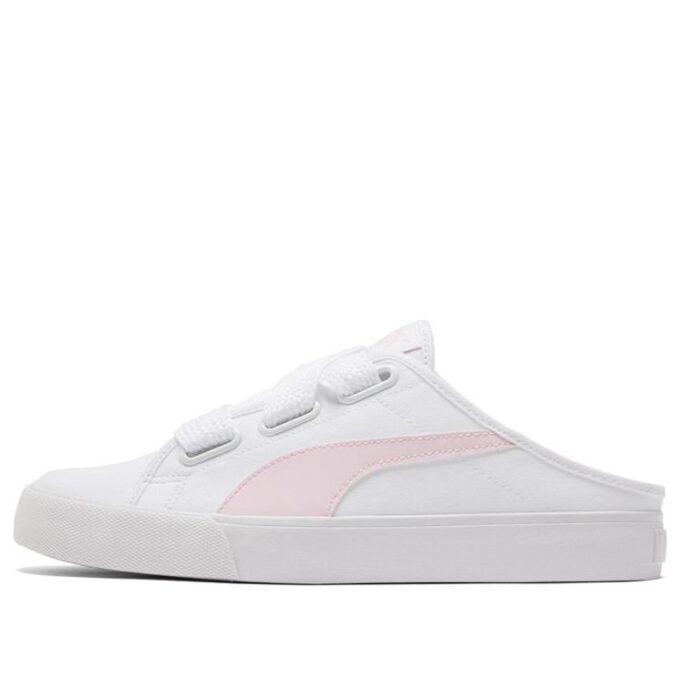 (WMNS) Bari Mule Ribbon Casual Skateboarding Shoes White Pink