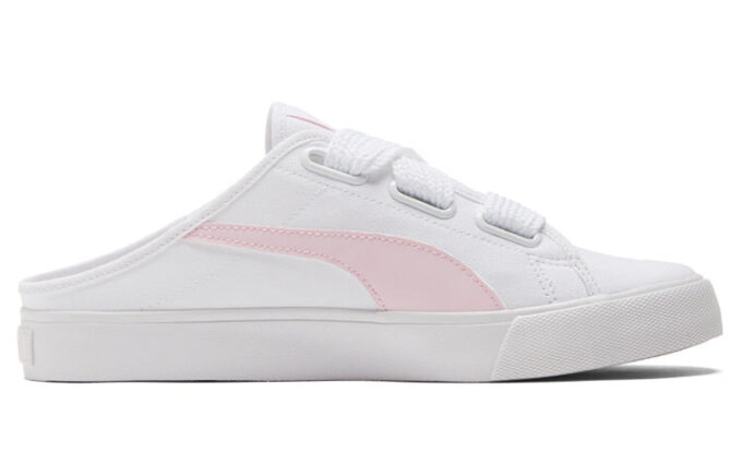 (WMNS) Bari Mule Ribbon Casual Skateboarding Shoes White Pink