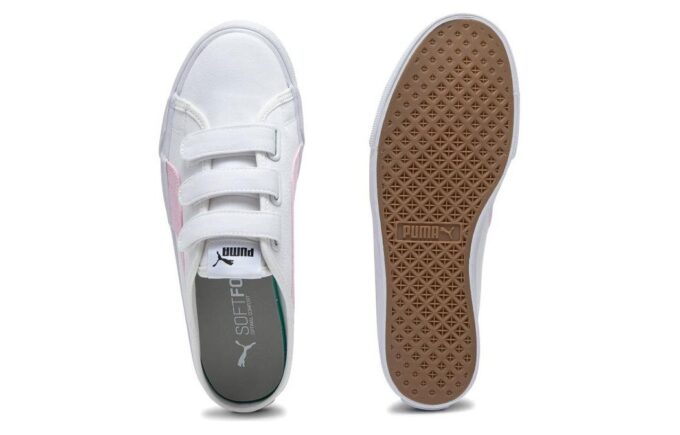 (WMNS) Bari Mule Velcro “White Pink”