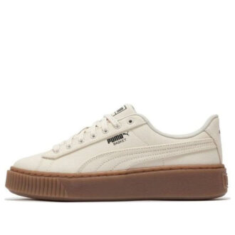 (WMNS) Basket Platform Canvas “Beige”