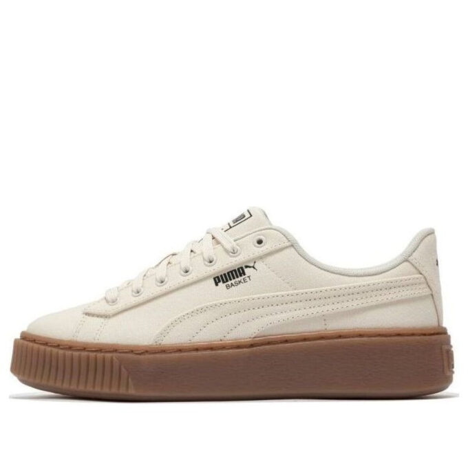 (WMNS) Basket Platform Canvas “Beige”