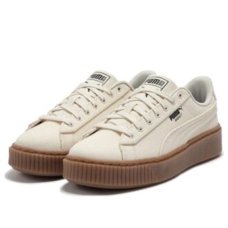 (WMNS) Basket Platform Canvas “Beige”