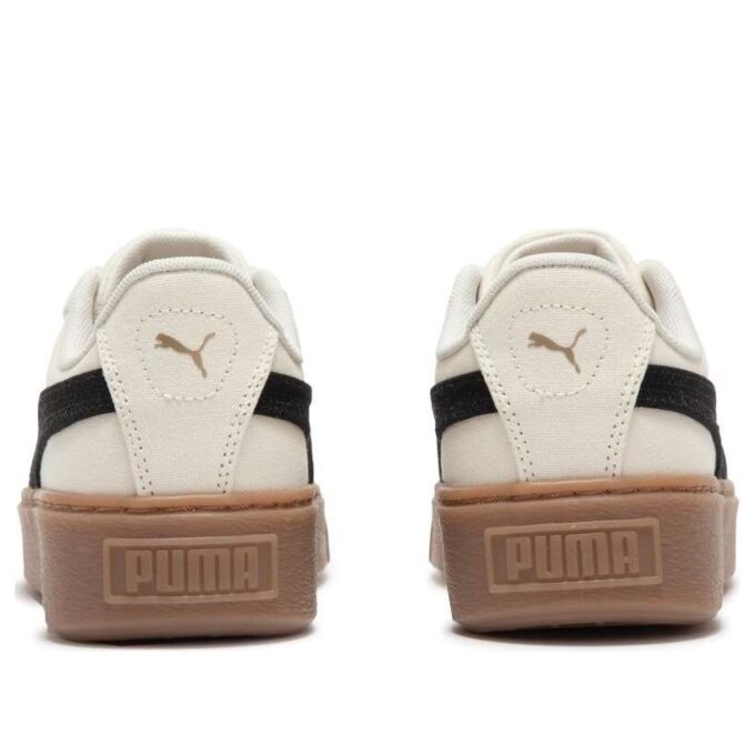 (WMNS) Basket Platform Canvas “Beige Black”