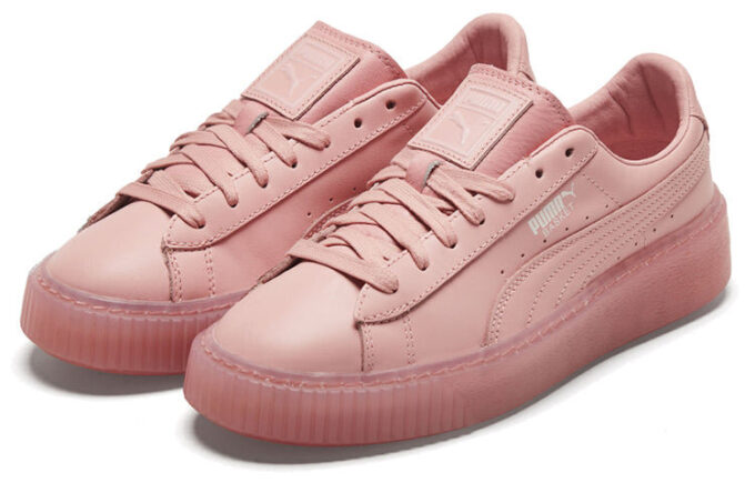 (WMNS) Basket Platform Core Pink Low Board Shoes
