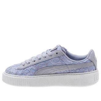 (WMNS) Basket Platform Fo Blue Lace Up “Icelandic Blue”