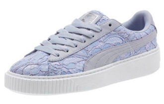 (WMNS) Basket Platform Fo Blue Lace Up “Icelandic Blue”