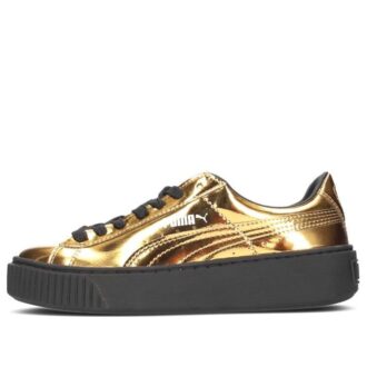 (WMNS) Basket Platform “Metallic Gold”