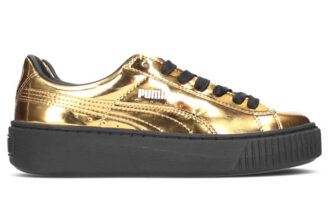 (WMNS) Basket Platform “Metallic Gold”