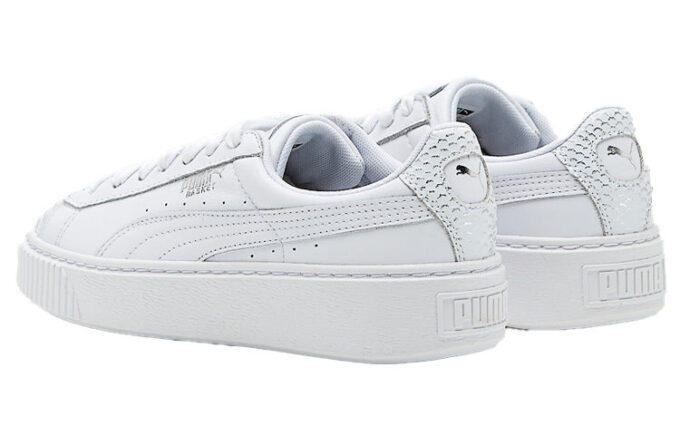 (WMNS) Basket Platform Ocean Leisure Board Shoes White