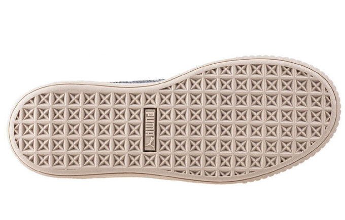 (WMNS) Basket Platform Patent Marshmallow “Black”