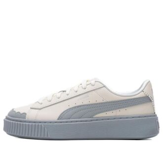 (WMNS) Basket Platform Shoes “Pearl White Blue”