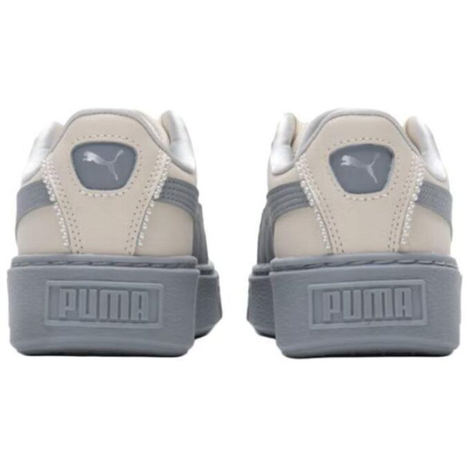 (WMNS) Basket Platform Shoes “Pearl White Blue”