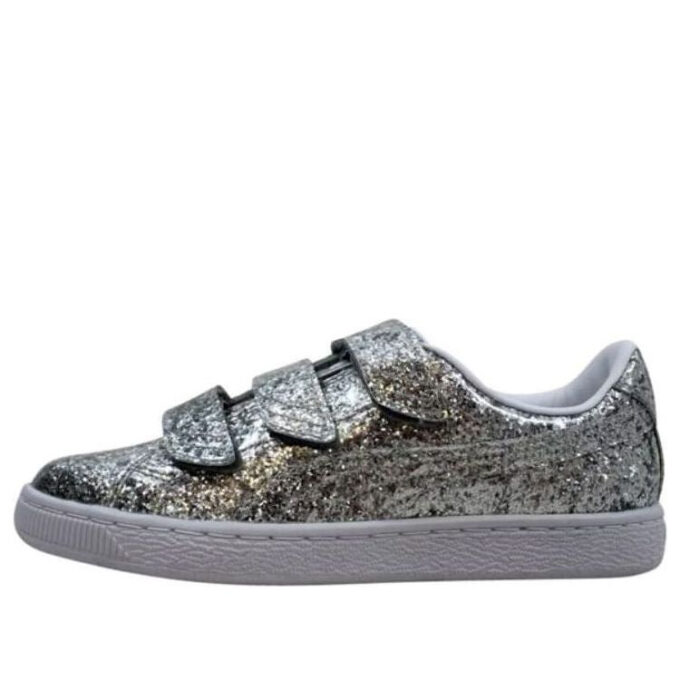 (WMNS) Basket Strap Glitter “Silver”