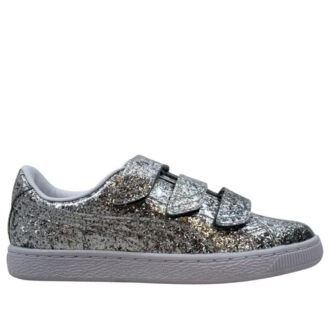 (WMNS) Basket Strap Glitter “Silver”