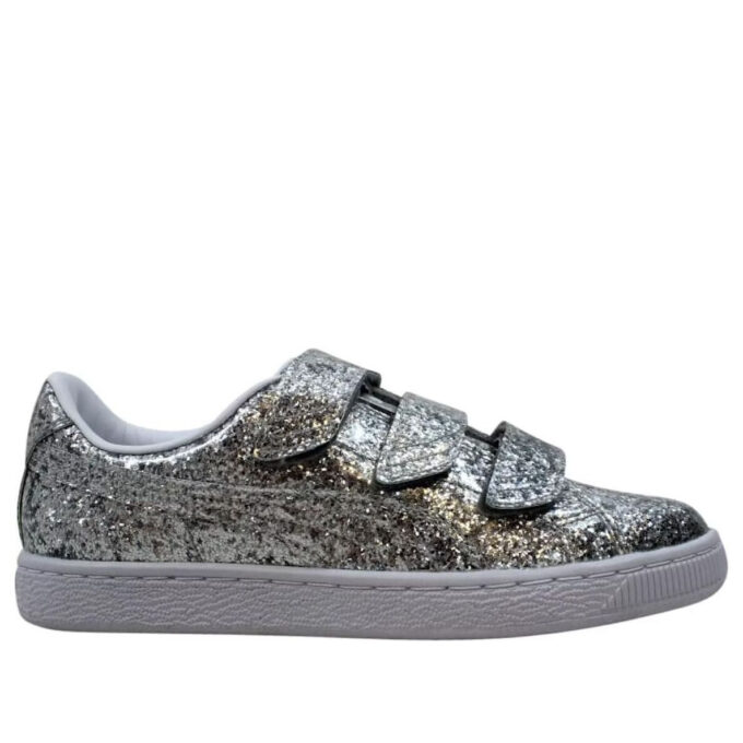 (WMNS) Basket Strap Glitter “Silver”