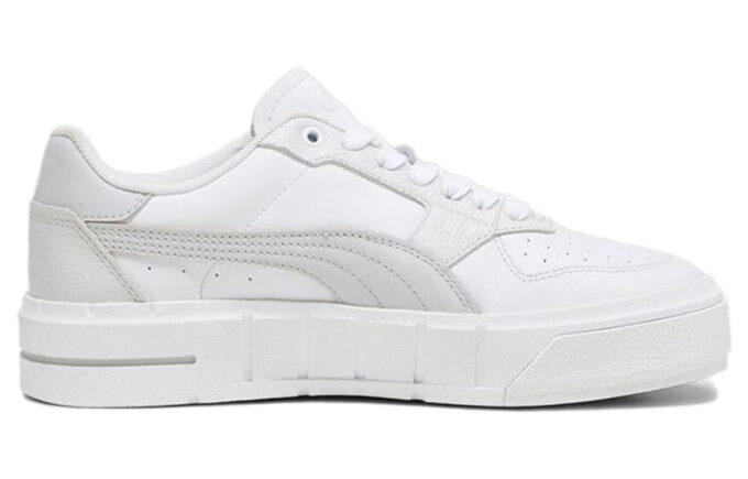 (WMNS) Cali Court Leather “White Cool Light Grey”