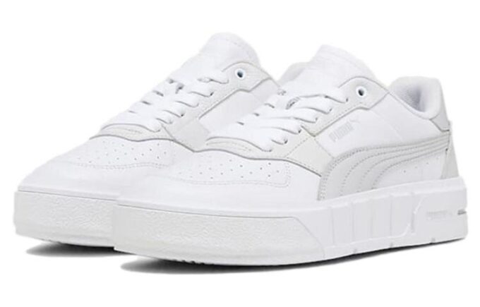 (WMNS) Cali Court Leather “White Cool Light Grey”