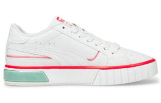 (WMNS) Cali Star Lights Platform Shoes White/Green/Orange