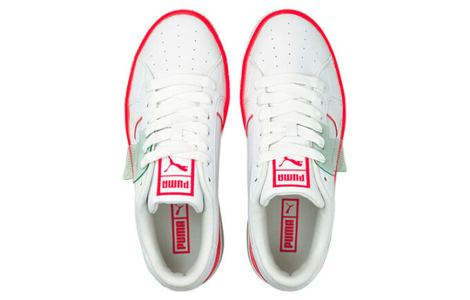 (WMNS) Cali Star Lights Platform Shoes White/Green/Orange