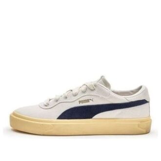 (WMNS) Capri Royale Suede Vintage “Beige Navy”
