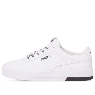 (WMNS) Carina Logomania Sneakers White/Black