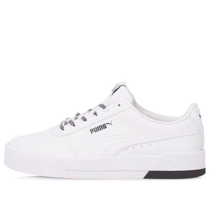 (WMNS) Carina Logomania Sneakers White/Black